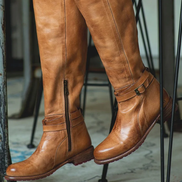 wide calf brown boots