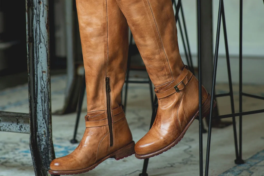 wide calf brown boots